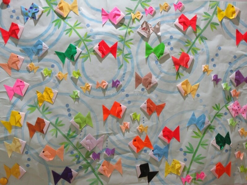 折り紙の展示